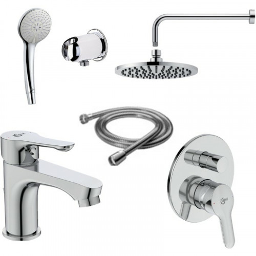 Комплект смесителей Ideal Standard Alpha BD003AA Хром латунь