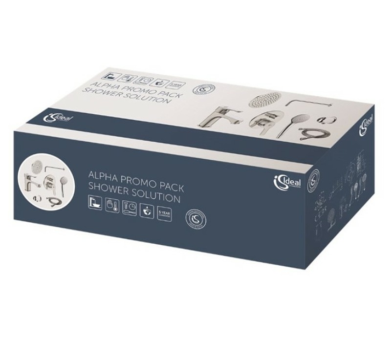 Комплект смесителей Ideal Standard Alpha BD003AA Хром латунь