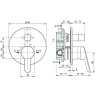 Комплект смесителей Ideal Standard Alpha BD003AA Хром латунь