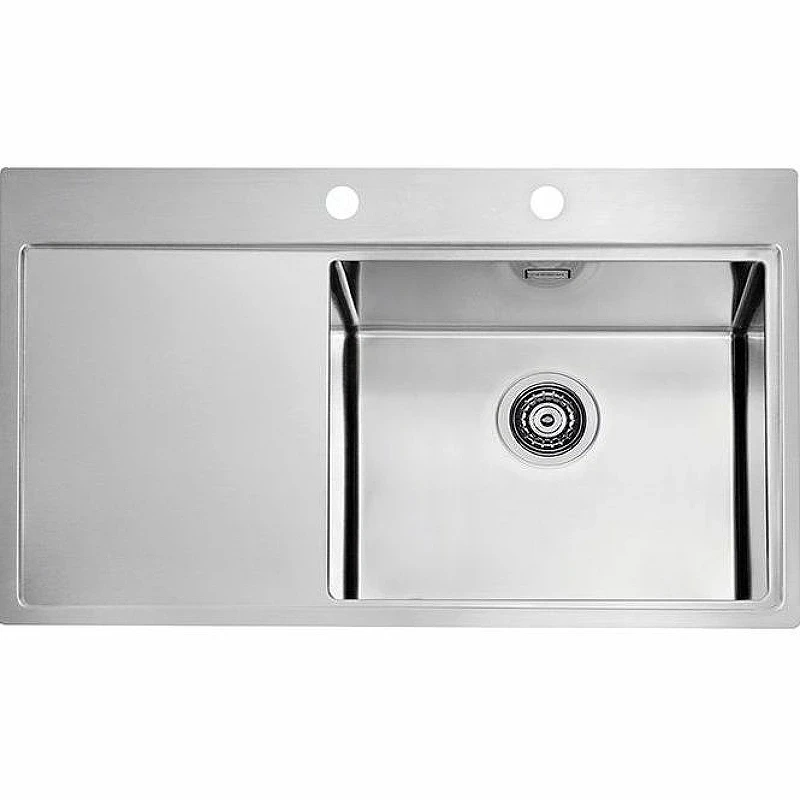 Кухонная мойка Alveus Pure 50R KMB-90 860x525 1103653 Брашированная сталь нержавеющая сталь встраиваемый