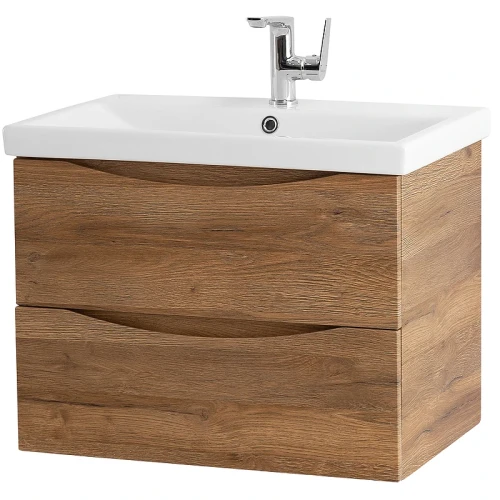 Тумба под раковину BelBagno Marino-Cer 60 MARINO-CER-600-2C-SO-RR-P подвесная Rovere Rustico МДФ / ЛДСП