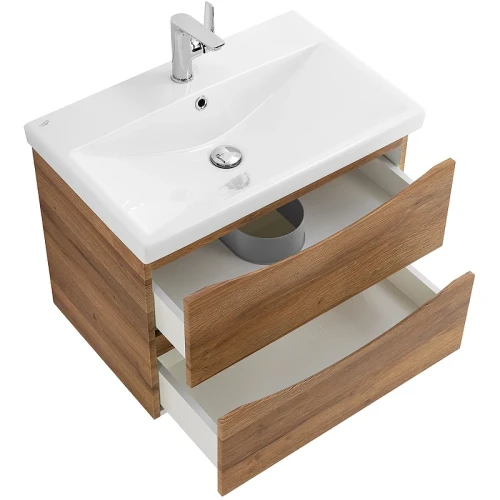 Тумба под раковину BelBagno Marino-Cer 60 MARINO-CER-600-2C-SO-RR-P подвесная Rovere Rustico МДФ / ЛДСП