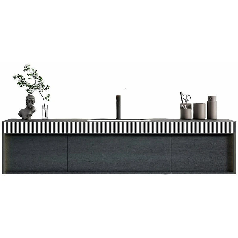 Тумба с раковиной Black&White Universe  U950.1600 160 9501600 подвесная Antique Grey