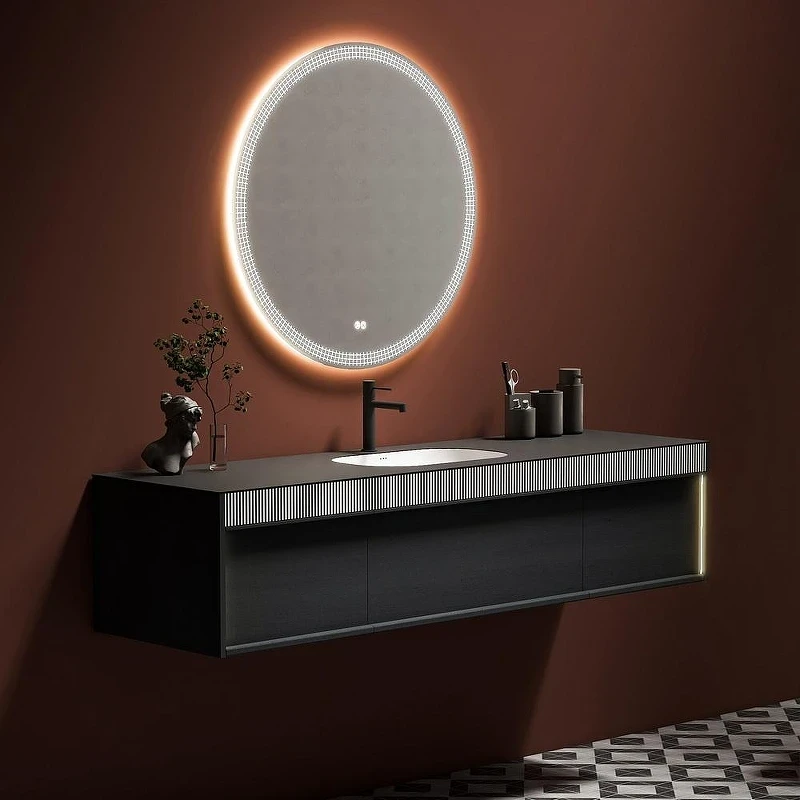 Тумба с раковиной Black&White Universe  U950.1600 160 9501600 подвесная Antique Grey