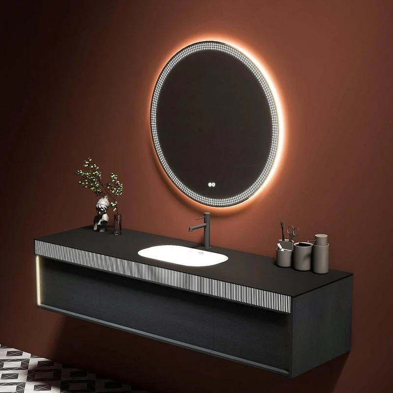Тумба с раковиной Black&White Universe  U950.1600 160 9501600 подвесная Antique Grey