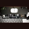Тумба с раковиной Black&White Universe  U950.1600 160 9501600 подвесная Antique Grey