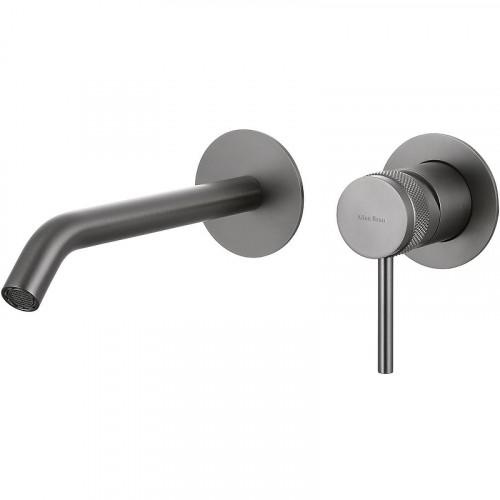 Смеситель для раковины Allen Brau Priority 5.31A03-MG Графит брашированный латунь встраиваемый