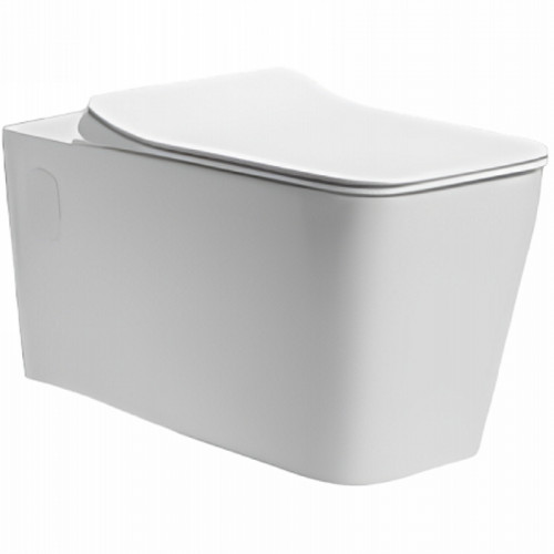 Унитаз Ceruttispa Maiella Aria MW CT9164 подвесной Белый матовый с сиденьем Микролифт фарфор подвесной
