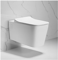 Унитаз Ceruttispa Maiella Aria MW CT9164 подвесной Белый матовый с сиденьем Микролифт фарфор подвесной