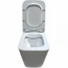 Унитаз Ceruttispa Maiella Aria MW CT9164 подвесной Белый матовый с сиденьем Микролифт фарфор подвесной