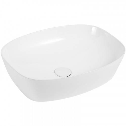 Раковина-чаша Orange 50 B08-500W Белая глянцевая фарфор накладная