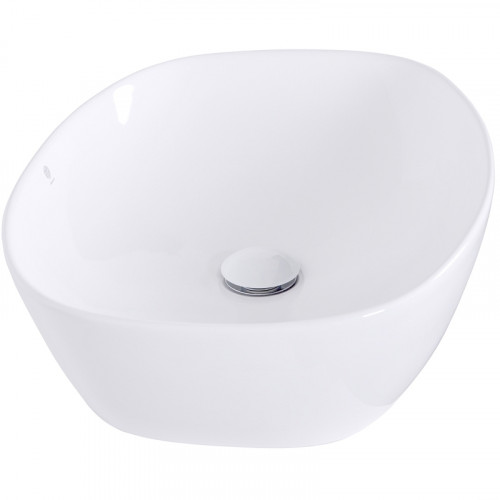 Раковина-чаша Orange 50 B08-500W Белая глянцевая фарфор накладная