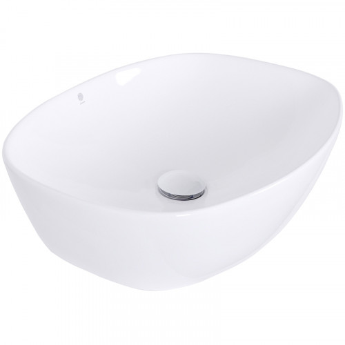 Раковина-чаша Orange 50 B08-500W Белая глянцевая фарфор накладная