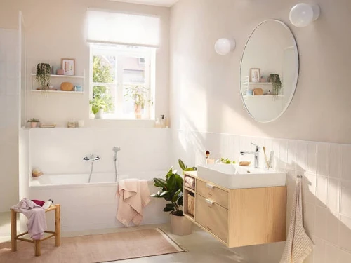 Смеситель для ванны Hansgrohe Rebris S 72440000 Хром латунь на стену