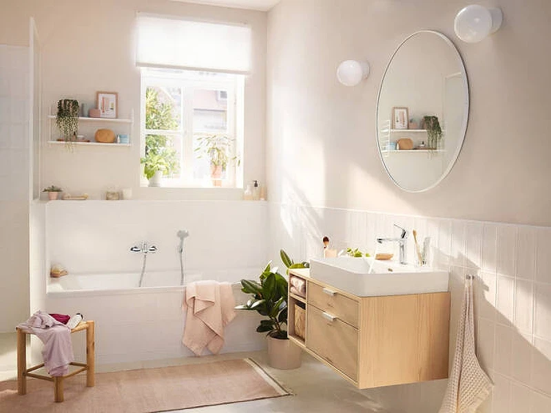 Смеситель для ванны Hansgrohe Rebris S 72440000 Хром латунь на стену