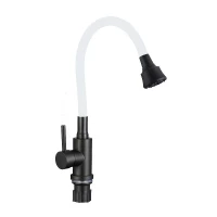 Смеситель для кухни Fmark FS8288H-02 цвет Черный Белый
