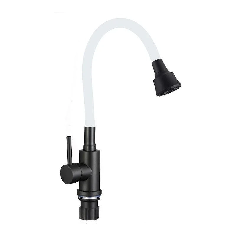Смеситель для кухни Fmark FS8288H-02 цвет Черный Белый