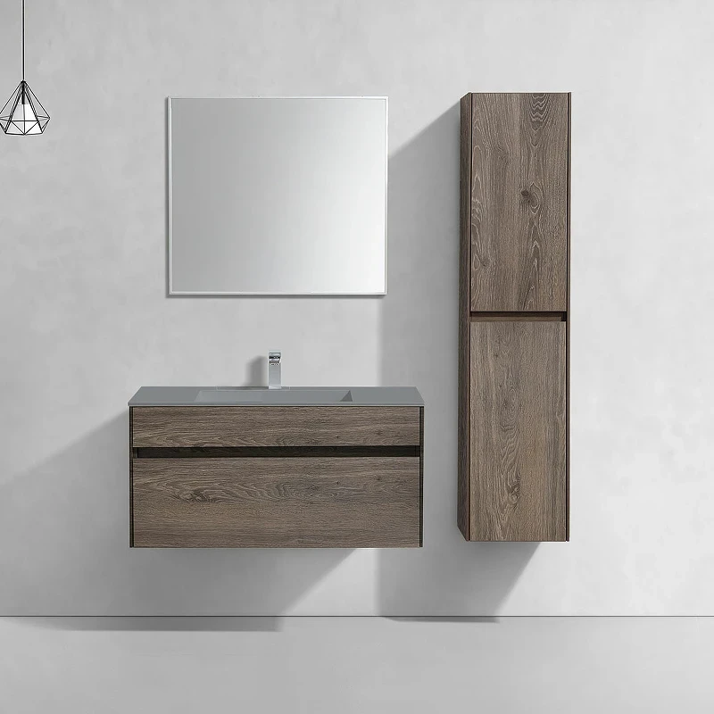Тумба под раковину Vincea Chiara 100 VMC-2C100RO подвесная R.Oak МДФ / ЛДСП