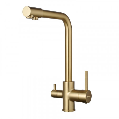 Смеситель для кухни Shevanik S328G цвет Золотой сатин