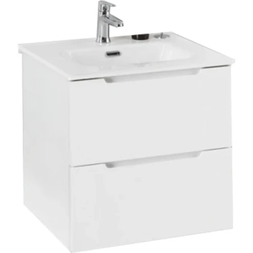 Тумба под раковину BelBagno ETNA 39-500/390-2C-SO-BL-P подвесная Bianco Lucido МДФ / ЛДСП