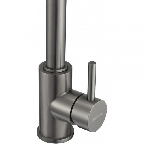 Смеситель для кухни Milacio Ultra MCU.555.GM Вороненая сталь нержавеющая сталь