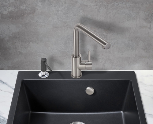 Смеситель для кухни Milacio Ultra MCU.555.GM Вороненая сталь нержавеющая сталь