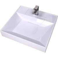 Раковина WellWant Monica 60 WWRSH160551 на стиральную машину Белая