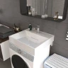 Раковина WellWant Monica 60 WWRSH160551 на стиральную машину Белая