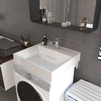 Раковина WellWant Monica 60 WWRSH160551 на стиральную машину Белая