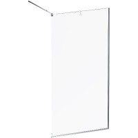 Душевая перегородка AM.PM Func 100 W84WI-100-F1-MTE профиль Хром матовый стекло прозрачное