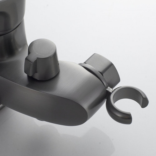 Смеситель для ванны Shevanik S5072T универсальный цвет Оружейная сталь