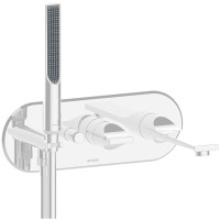 Смеситель для ванны Bossini Apice Z00555.045 Белый матовый латунь встраиваемый
