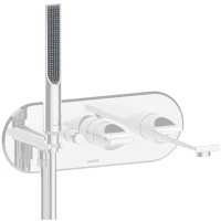 Смеситель для ванны Bossini Apice Z00555.045 Белый матовый латунь встраиваемый