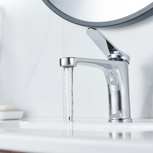 Смеситель для раковины Shevanik S6201 цвет Хром