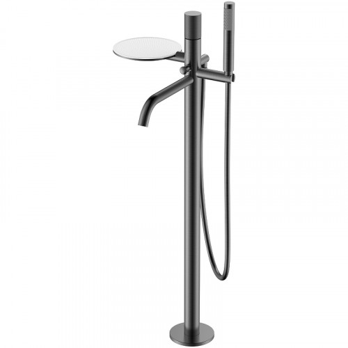 Смеситель для ванны Boheme Stick 129-GM.2 Оружейная сталь латунь на пол