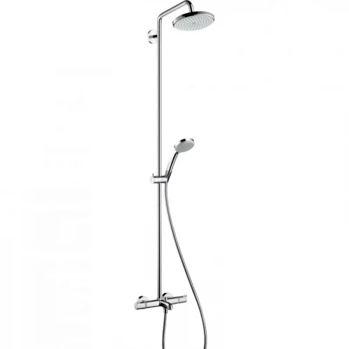 Душевая система Hansgrohe Croma 220 Showerpipe 27223000 Хром латунь на стену