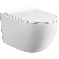 Унитаз Black&amp;White Universe W-701 701W00 подвесной с сиденьем Микролифт фарфор подвесной