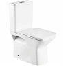 Унитаз компакт WeltWasser Zinnbach 001 GL-WT 10000009967 Белый глянец с бачком и сиденьем Микролифт фаянс напольный
