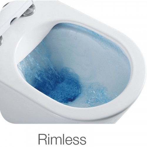 Унитаз компакт WeltWasser Zinnbach 001 GL-WT 10000009967 Белый глянец с бачком и сиденьем Микролифт фаянс напольный