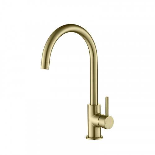 Смеситель для кухни Aquatek Европа AQ1382BG цвет Золото шлифованное