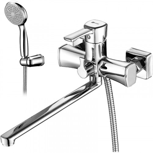 Смеситель для ванны Lemark Evitta LM0551C универсальный Хром латунь на стену