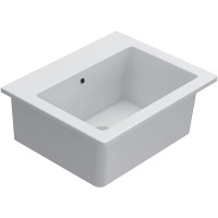 Раковина Globo Forty3 60 FO063.BI*0 Белая фарфор подвесная, полувстраиваемая