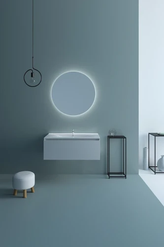 Тумба с раковиной SanVit Кубэ-1 70 kkube1070w подвесная Белая глянцевая МДФ / ЛДСП