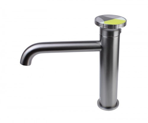 Смеситель для раковины Bronze de Luxe OMG! 9009GM-Y цвет Графит матовый Желтый