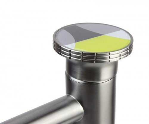 Смеситель для раковины Bronze de Luxe OMG! 9009GM-Y цвет Графит матовый Желтый