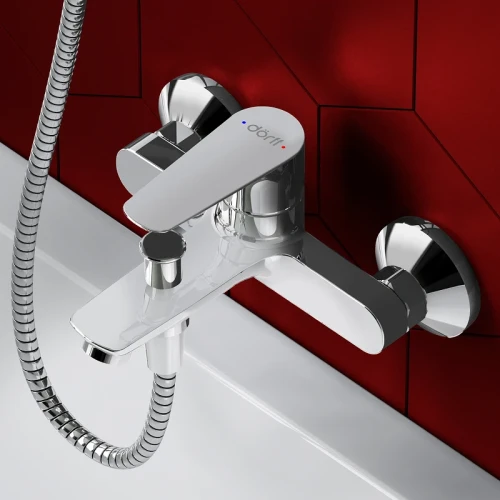 Смеситель для ванны Dorff Prime D4011000 Хром латунь на стену