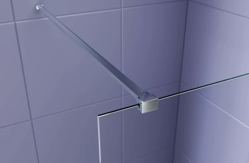 Душевая перегородка Aquatek Walk In 140 AQ.WI.140.1CH профиль Хром стекло прозрачное
