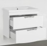 Тумба под раковину Style Line Жасмин 2 60 Люкс Plus ЛС-00000728 подвесная Белый глянец МДФ / ЛДСП