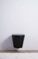 Унитаз Esbano Clavel ESUPCLAVBM подвесной Черный матовый с сиденьем Микролифт фаянс подвесной
