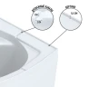 Душевая кабина Niagara Eco 90x70 L E90/70/40L/TN/BK без гидромассажа